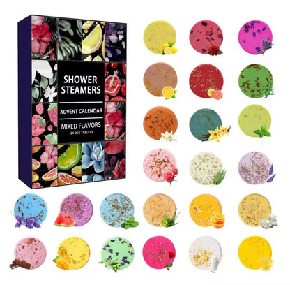 Badespass Duschbomben Adventskalender – 24 Farbenfrohe Überraschungen Für Entspannung 0