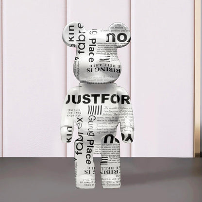 Bär Street Art Figur – Charaktervolle Eleganz für Ihr Zuhause 7