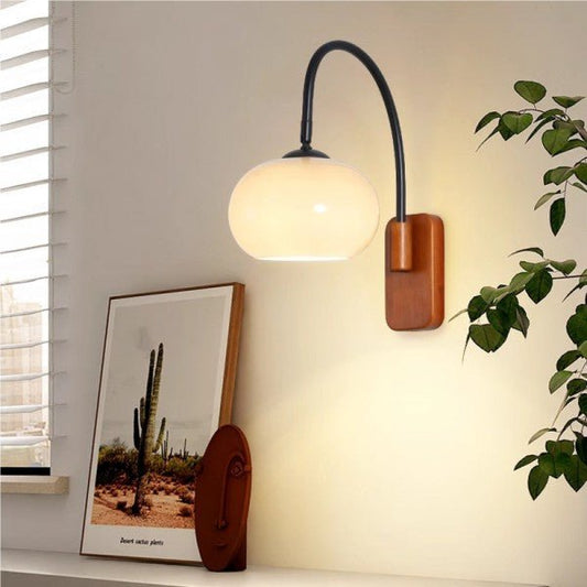 Bauhaus Kaki Rotierende Glaswandlampe – Stilvolle Beleuchtung für Jedes Zuhause 1