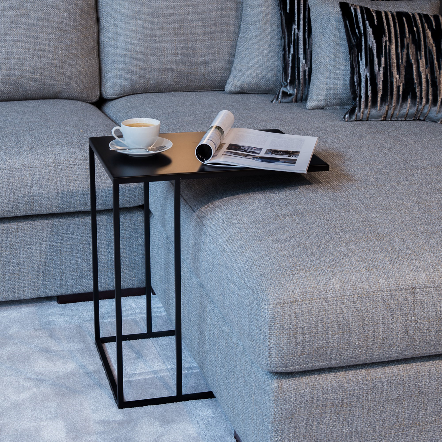 Beistelltisch Vanger Schwarz Metall – Moderner Minimalismus Für Ihr Zuhause 2