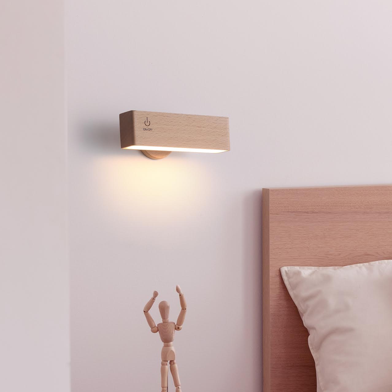 Berk Kabellose Wandleuchte Helle Birke – Flexibles Licht Für Jeden Raum 1