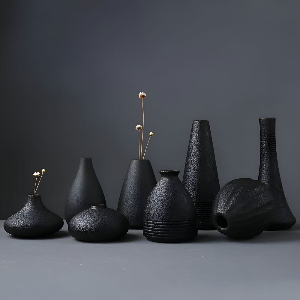 BlackCraft Bodenvase Schwarz – Stilvolle Eleganz Für Ihre Blumen 1