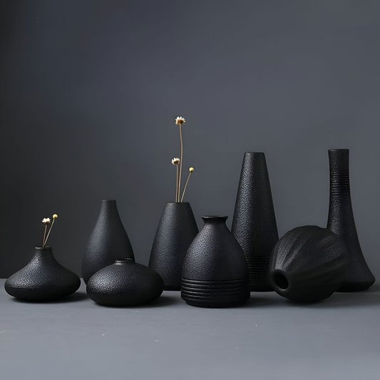 BlackCraft Bodenvase Schwarz – Stilvolle Eleganz Für Ihre Blumen 1