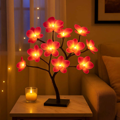 **Blütenflammenlampe** – Gemütliches Lichtspiel mit Blumen 4