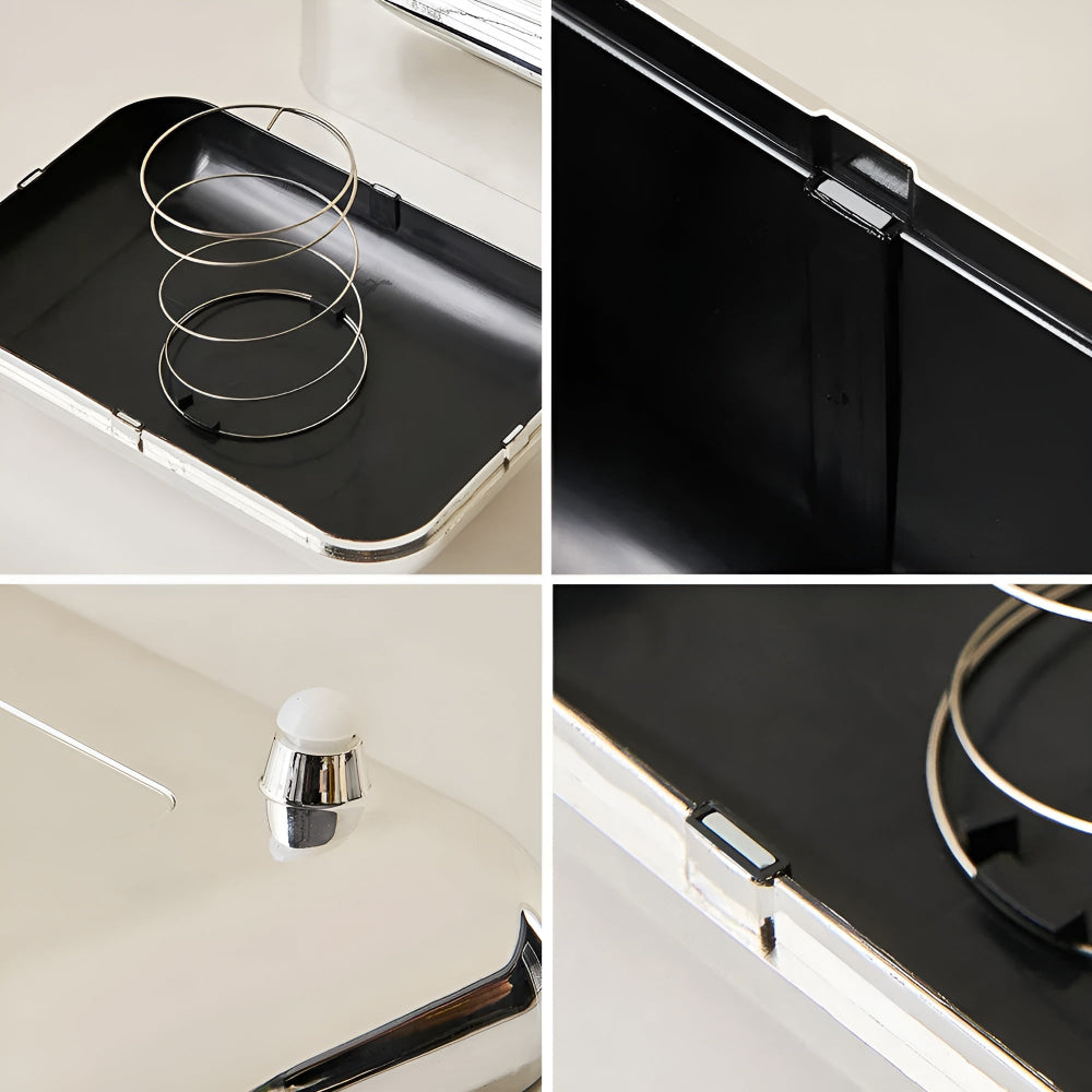 CaseDeluxe Spiegelbox Gold – Stilvolle Aufbewahrung für Taschentücher 6