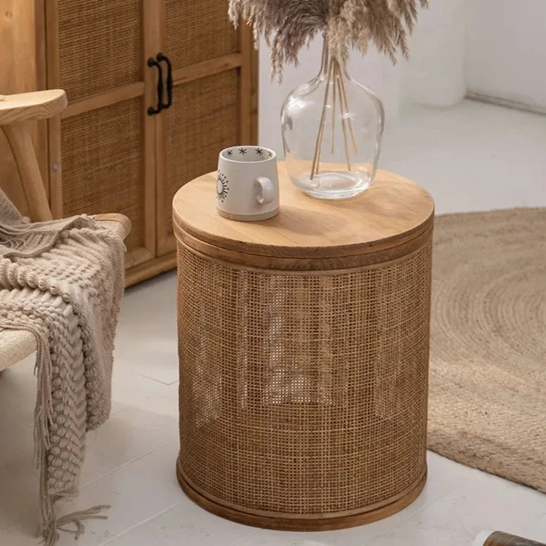 Ceto Couchtisch Rund Aus Rattan – Eleganter Stil Für Ihr Wohnzimmer 2