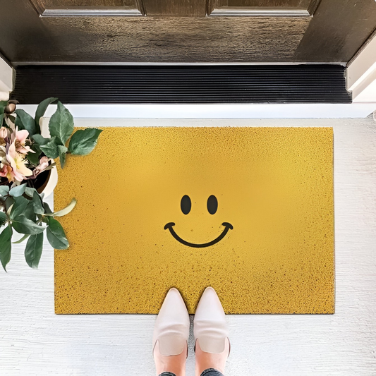 Cheeky Fussmatte Smiley – Fröhlicher Empfang für Jeden Eingang 1
