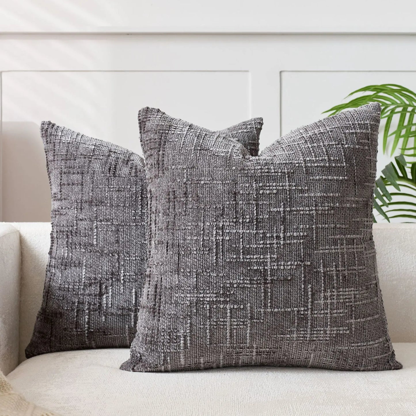 Chenille Grob Garn Kissenabdeckung – Elegante Textur für Gemütliches Ambiente 10
