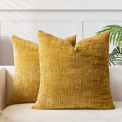 Chenille Grob Garn Kissenabdeckung – Elegante Textur für Gemütliches Ambiente 5