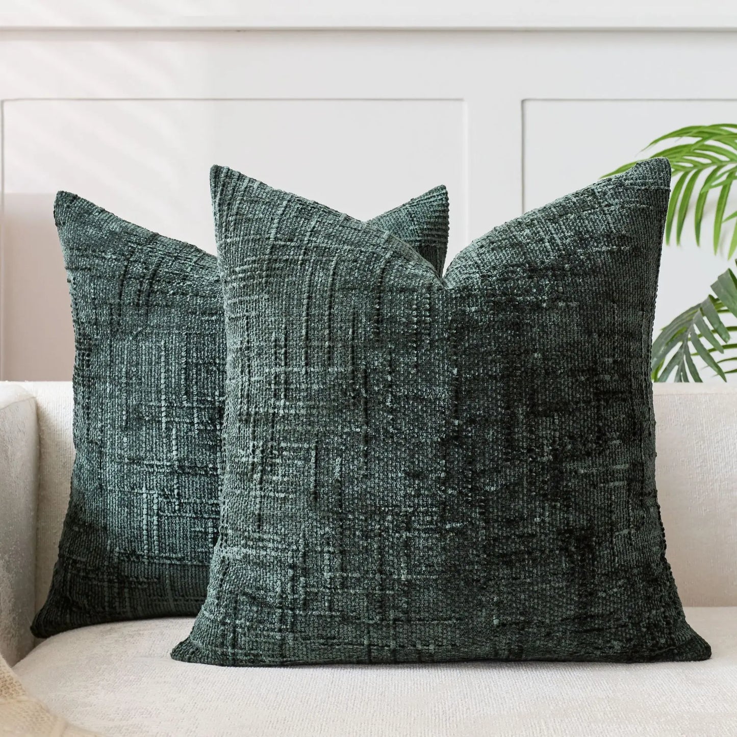 Chenille Grob Garn Kissenabdeckung – Elegante Textur für Gemütliches Ambiente 6