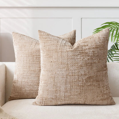 Chenille Grob Garn Kissenabdeckung – Elegante Textur für Gemütliches Ambiente 9