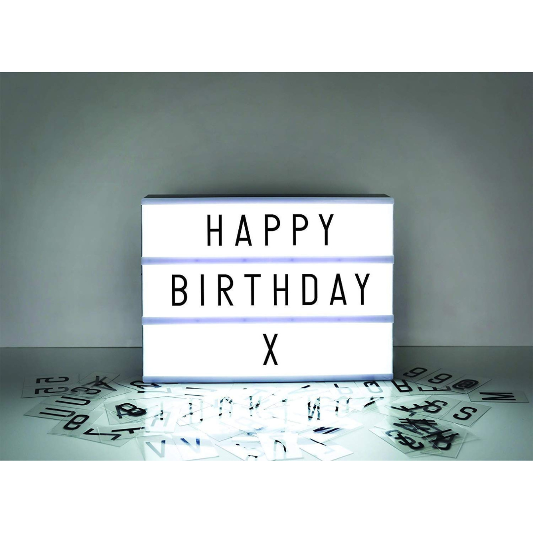 Cinematic Light Box A4 Schwarz – Kreative Botschaften Für Jeden Anlass 4