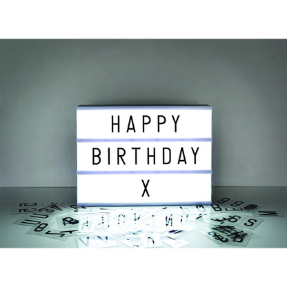 Cinematic Light Box A4 Schwarz – Kreative Botschaften Für Jeden Anlass 4