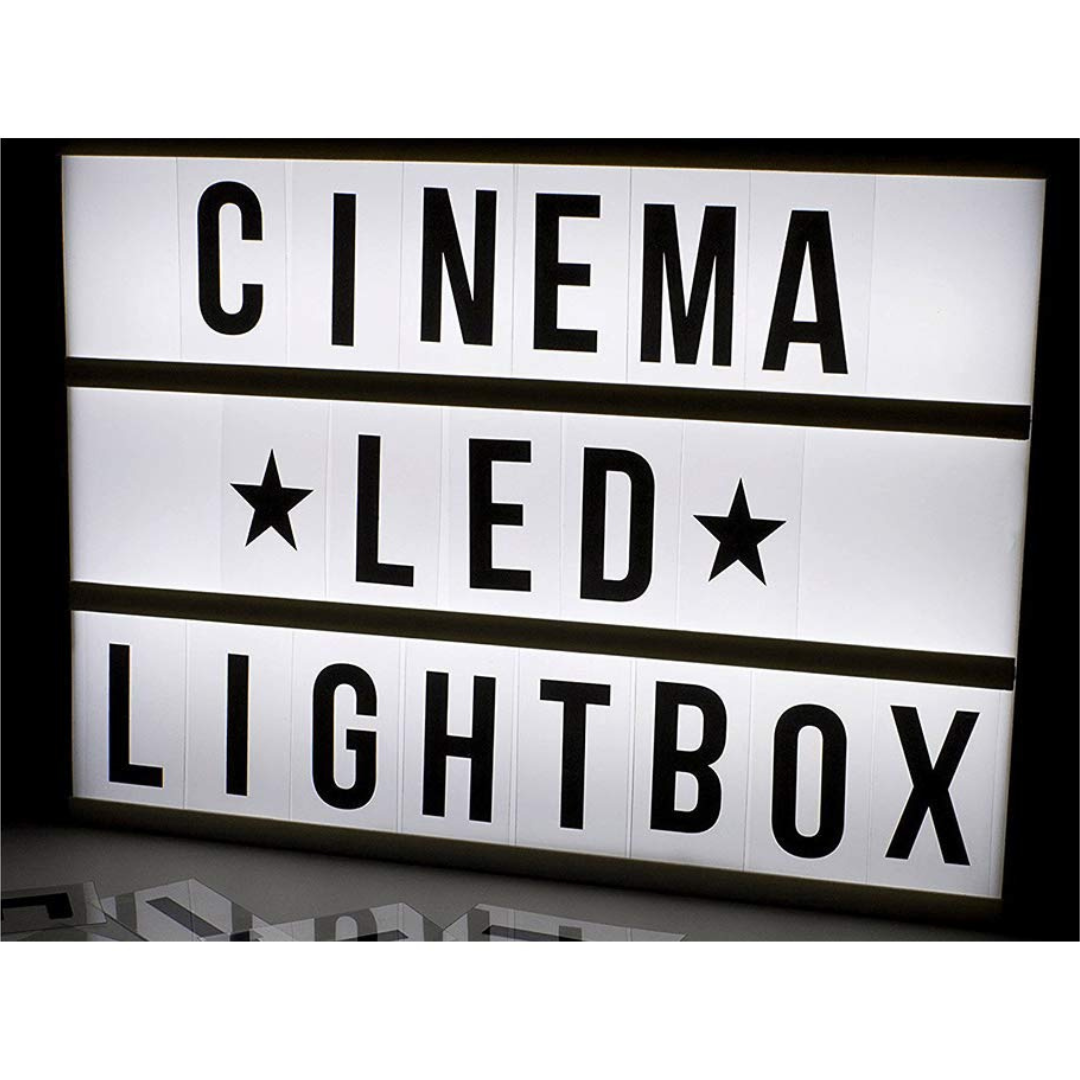 Cinematic Light Box A4 Schwarz – Kreative Botschaften Für Jeden Anlass 6