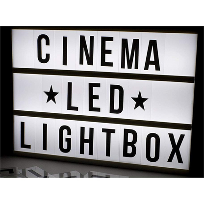 Cinematic Light Box A4 Schwarz – Kreative Botschaften Für Jeden Anlass 6