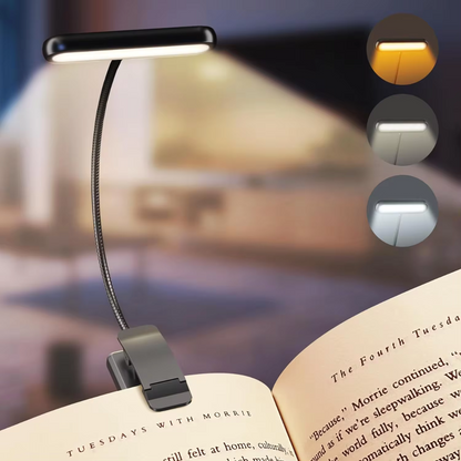 ClipGlow LED-Leselampe für Buch – Flexibles Licht Am Bett 0