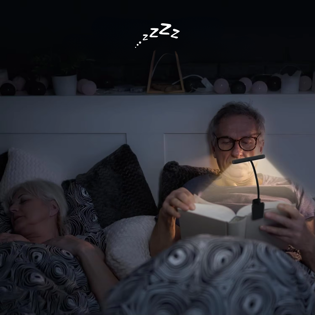 ClipGlow LED-Leselampe für Buch – Flexibles Licht Am Bett 2