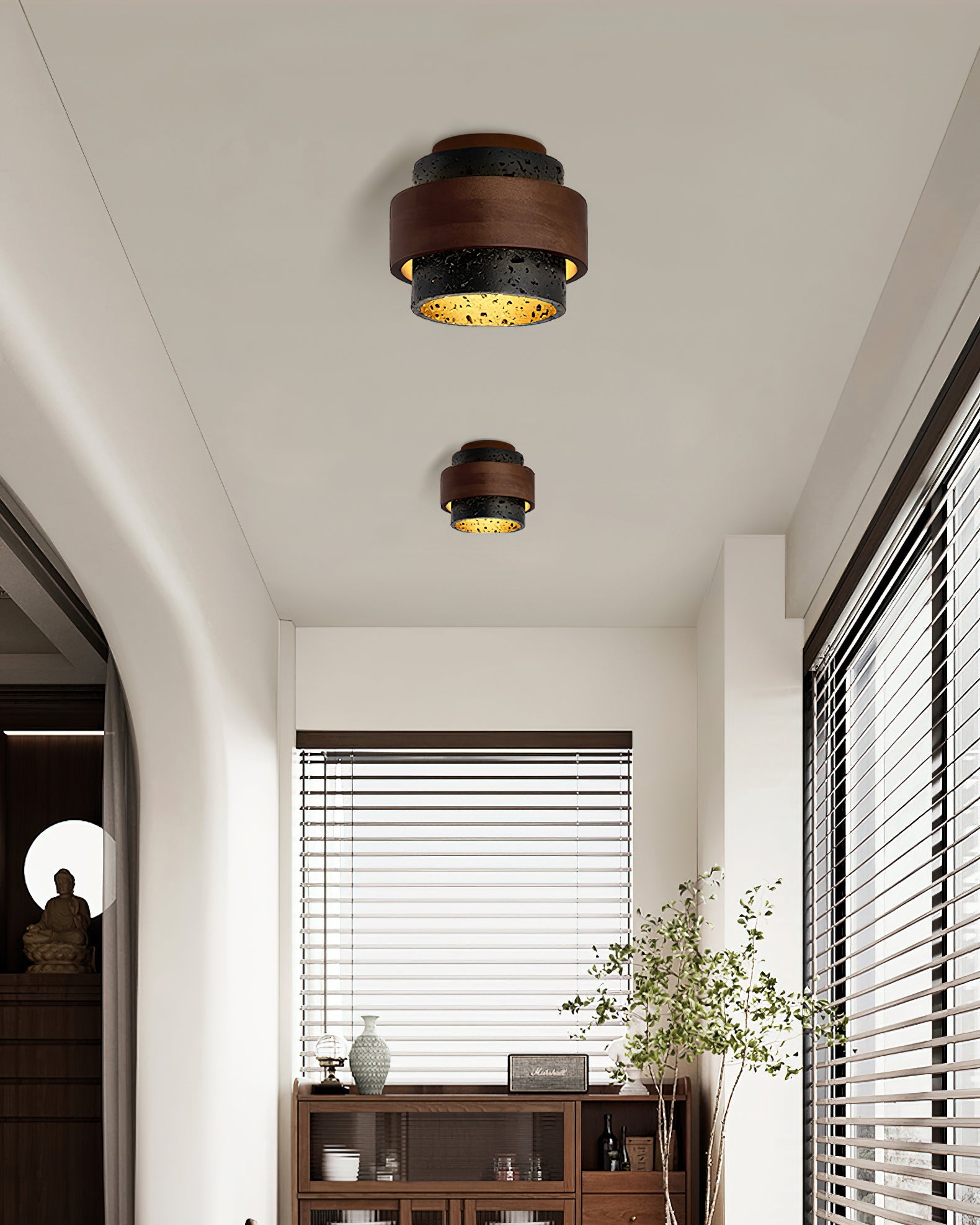 Cole Travertine Deckenleuchte – Stilvolle Eleganz Aus Naturmaterialien 6