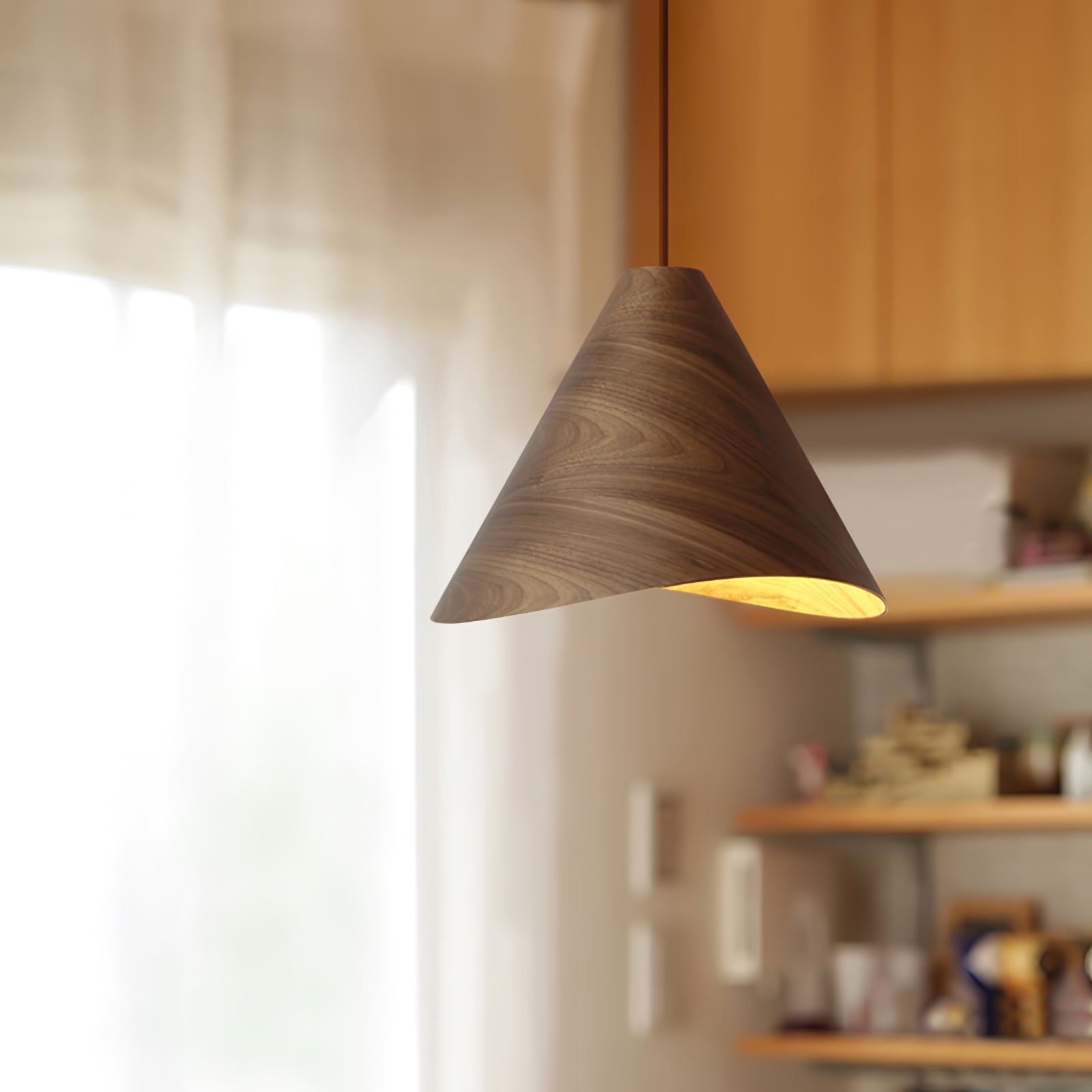 Conica Pendelleuchte aus Holz – Zeitlose Eleganz für Ihr Esszimmer 2