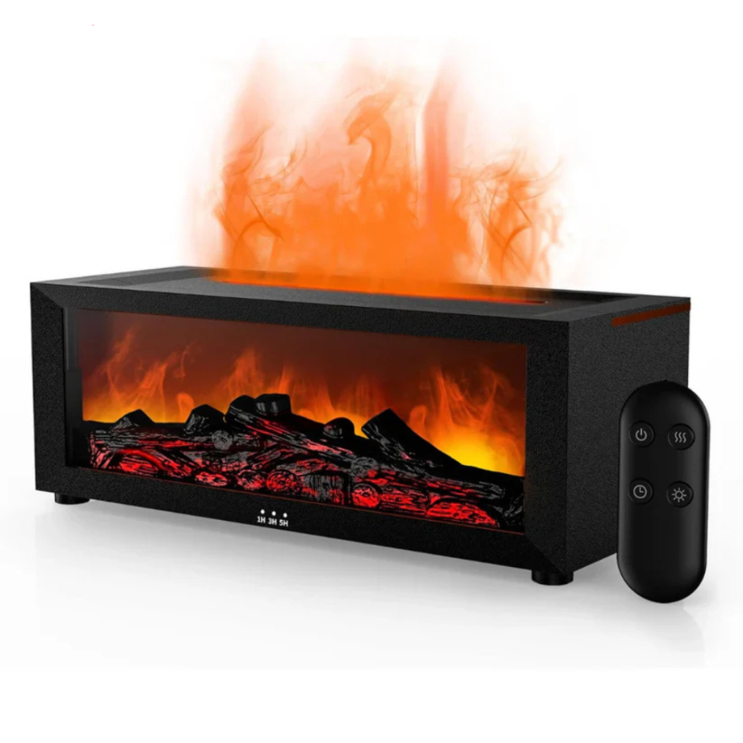 CozyFlame Aromatherapie-Lampe – Entspannende Flammenatmosphäre