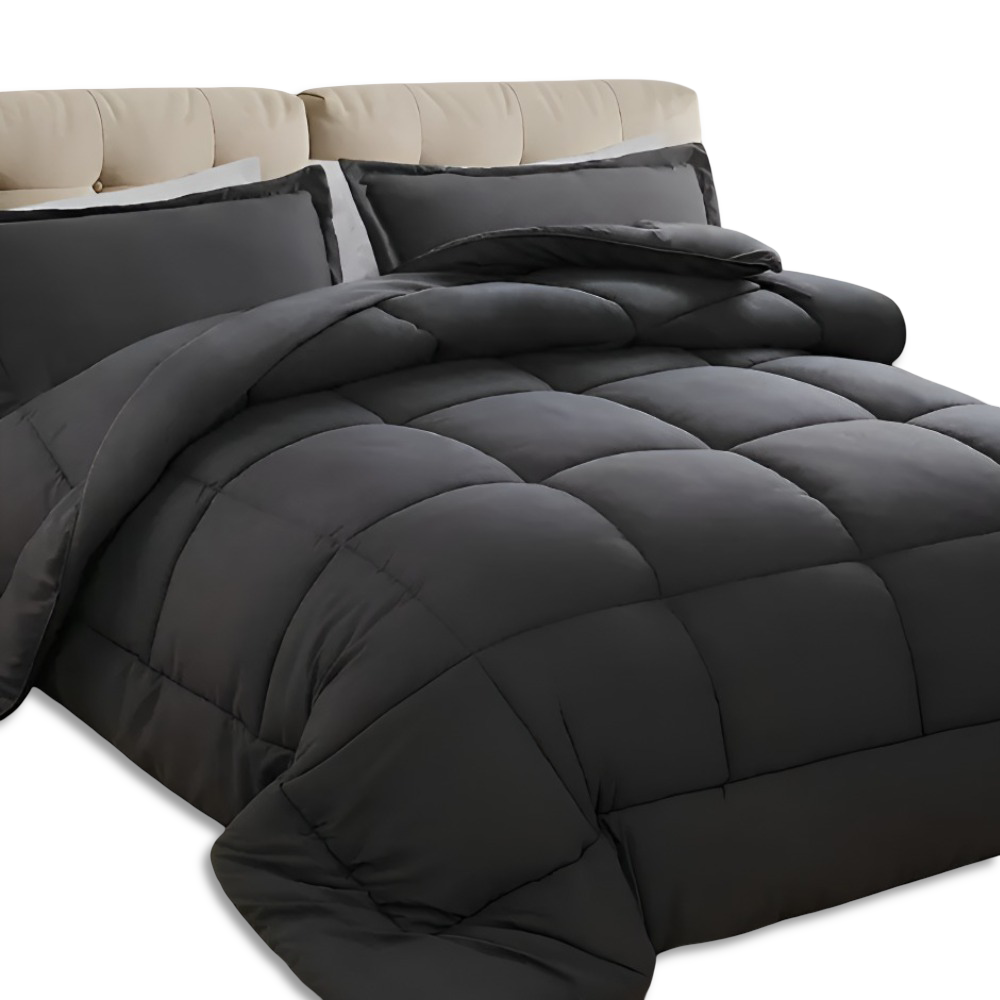 CoziPlain Karierte Bettwäsche Polyester – Atmungsaktive Eleganz Für Jeden Komfort 0