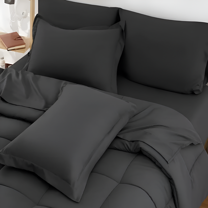 CoziPlain Karierte Bettwäsche Polyester – Atmungsaktive Eleganz Für Jeden Komfort 4