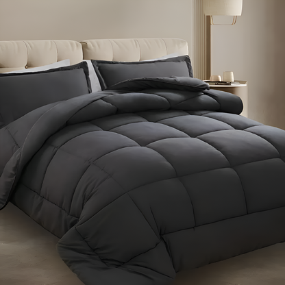 CoziPlain Karierte Bettwäsche Polyester – Atmungsaktive Eleganz Für Jeden Komfort 6