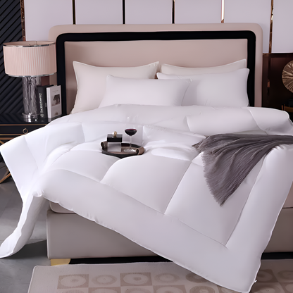 CoziPlain Karierte Bettwäsche Polyester – Atmungsaktive Eleganz Für Jeden Komfort 7