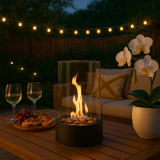 CozyFlame – Elegante Tafelhaard Für Stilvolle Wärme - Moderne Gestaltung Für Gemütliche Atmosphäre 0