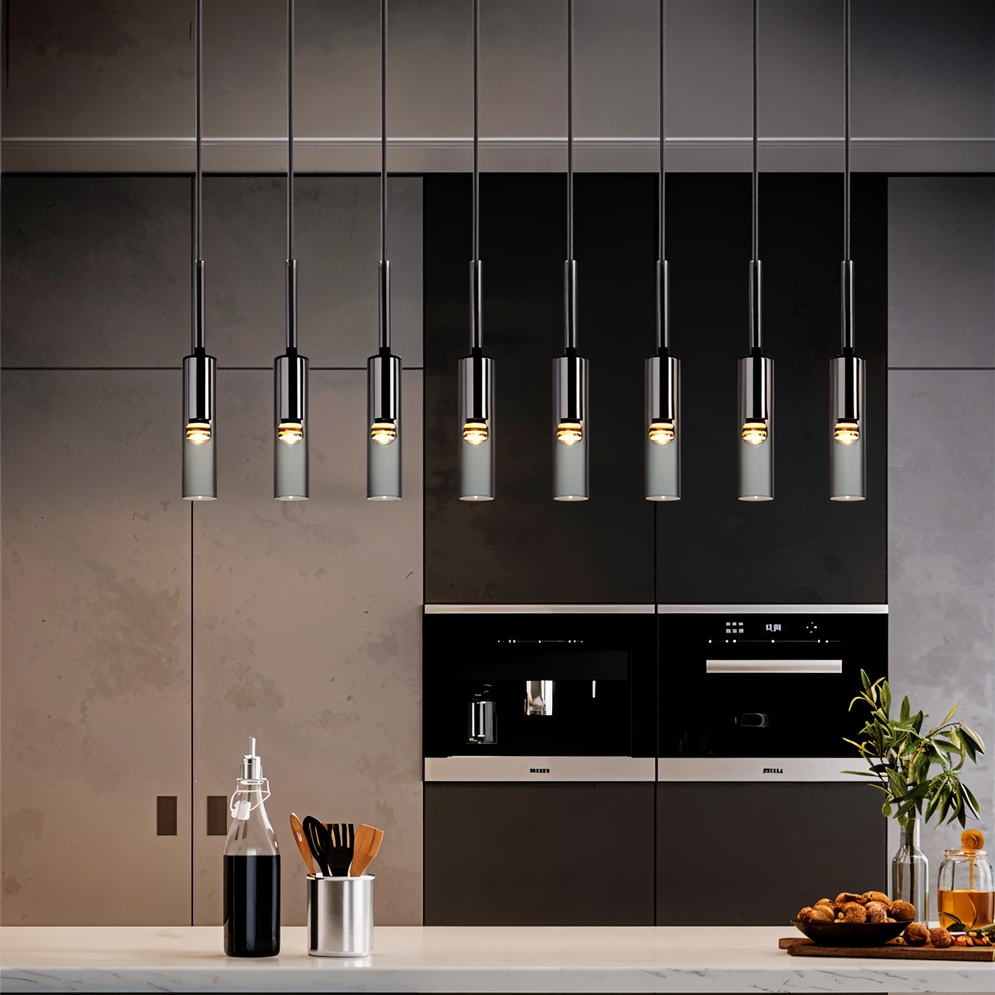 **CrystalTube Glas-Hängelampe – Retro-Charme für Ihr Zuhause** 2