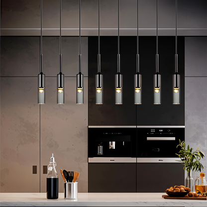 **CrystalTube Glas-Hängelampe – Retro-Charme für Ihr Zuhause** 2