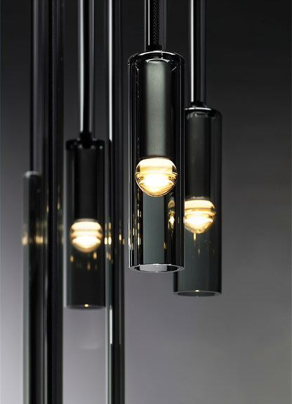 **CrystalTube Glas-Hängelampe – Retro-Charme für Ihr Zuhause** 3