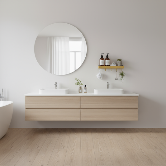 DecoShelf Wandregal Holz – Elegante Aufbewahrung Für Ihr Badezimmer 1