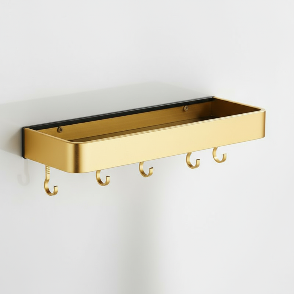 DecoShelf Wandregal Holz – Elegante Aufbewahrung Für Ihr Badezimmer 2