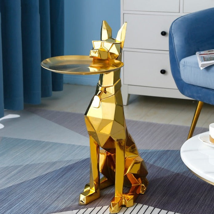 Doberman Nordic Skulptur Couchtisch – Kunstvolle Eleganz Für Ihr Zuhause 8
