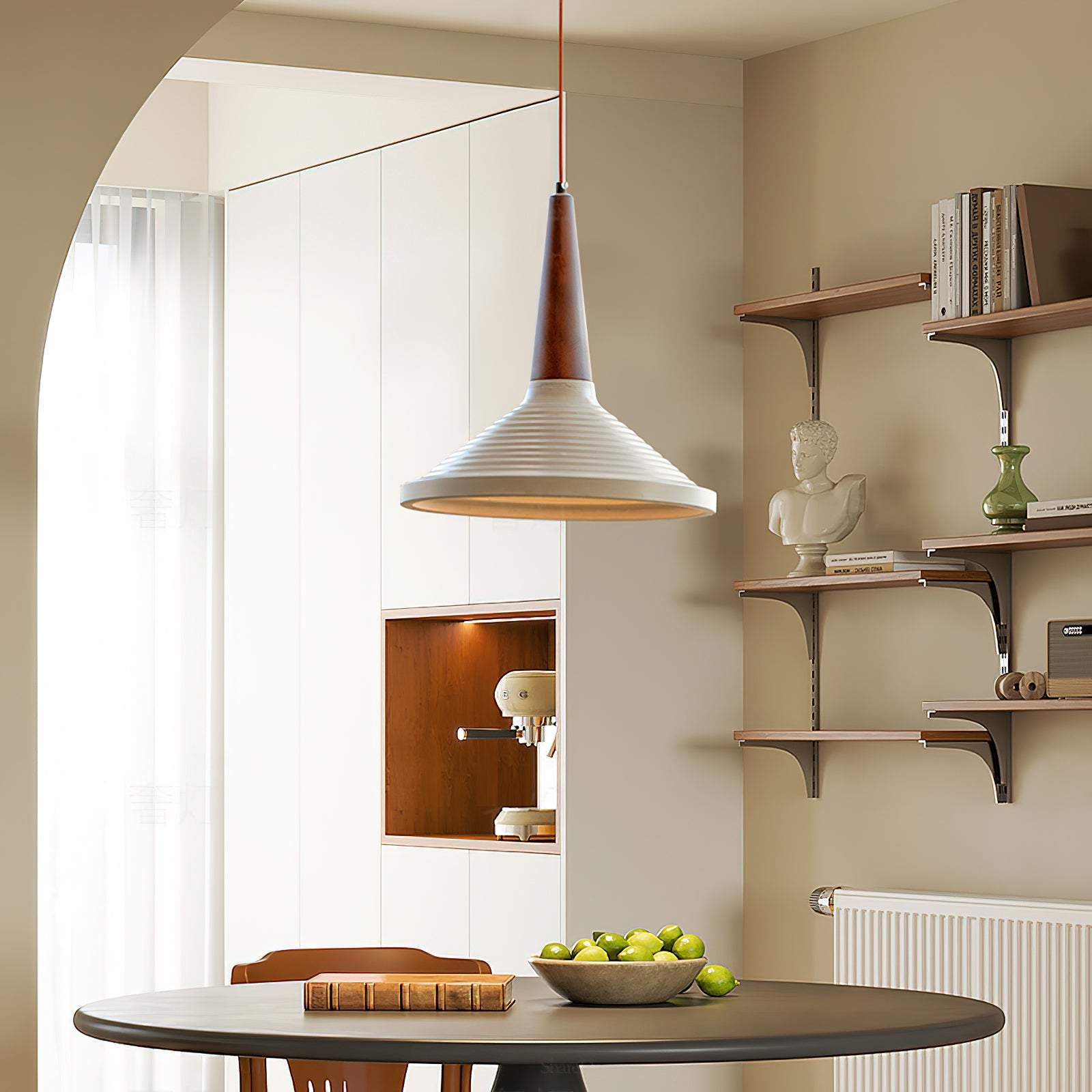 Doherty Pendelleuchte – Elegantes Design Mit Warmen Holzakzenten 2