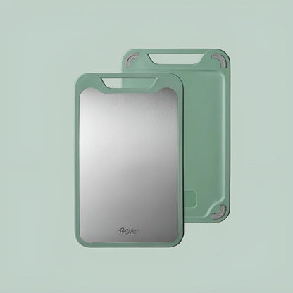 Doppelseitiges Edelstahl Schneidebrett – Hygienische Zubereitung Für Jedes Gericht 0