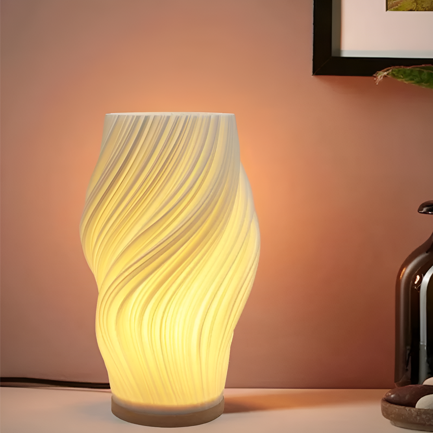 DreamWave 3D-Wellenlampe mit Dimmfunktion – Stilvolle Akzente für Ihr Zuhause 8