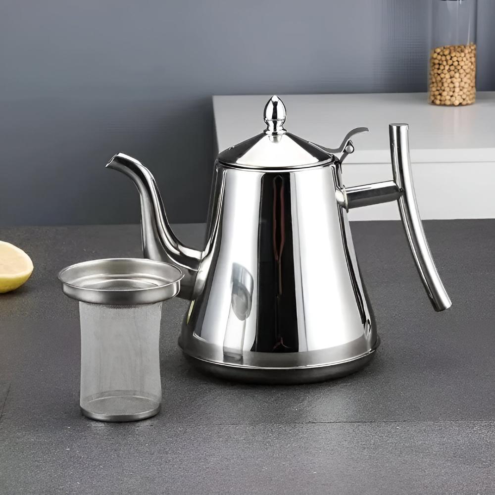 Edelstahl Wasserkocher Mit Filter – Ideal Für Tee Und Kaffee 0