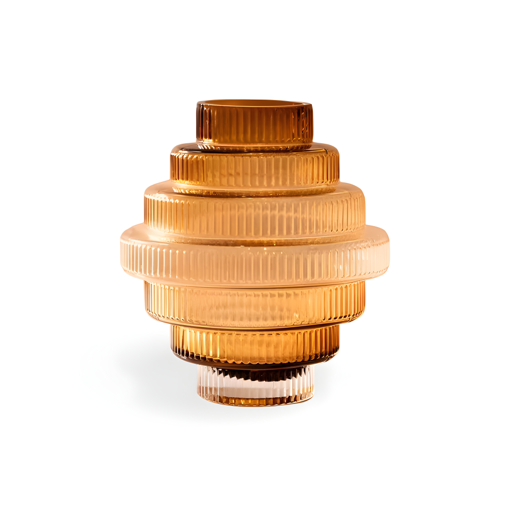 Elegante Amberglas-Vase – Stilvolles Dekorationsstück für Ihr Zuhause 12