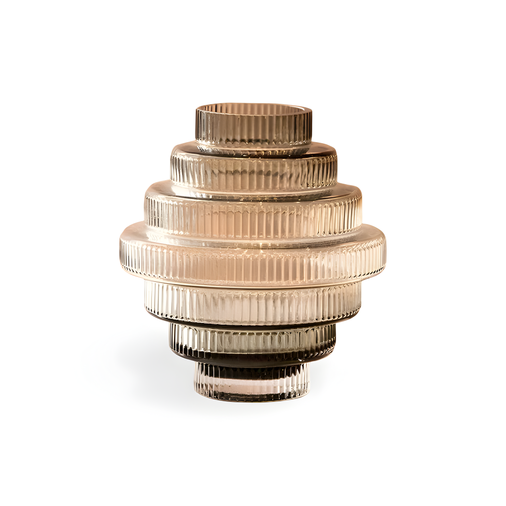 Elegante Amberglas-Vase – Stilvolles Dekorationsstück für Ihr Zuhause 13