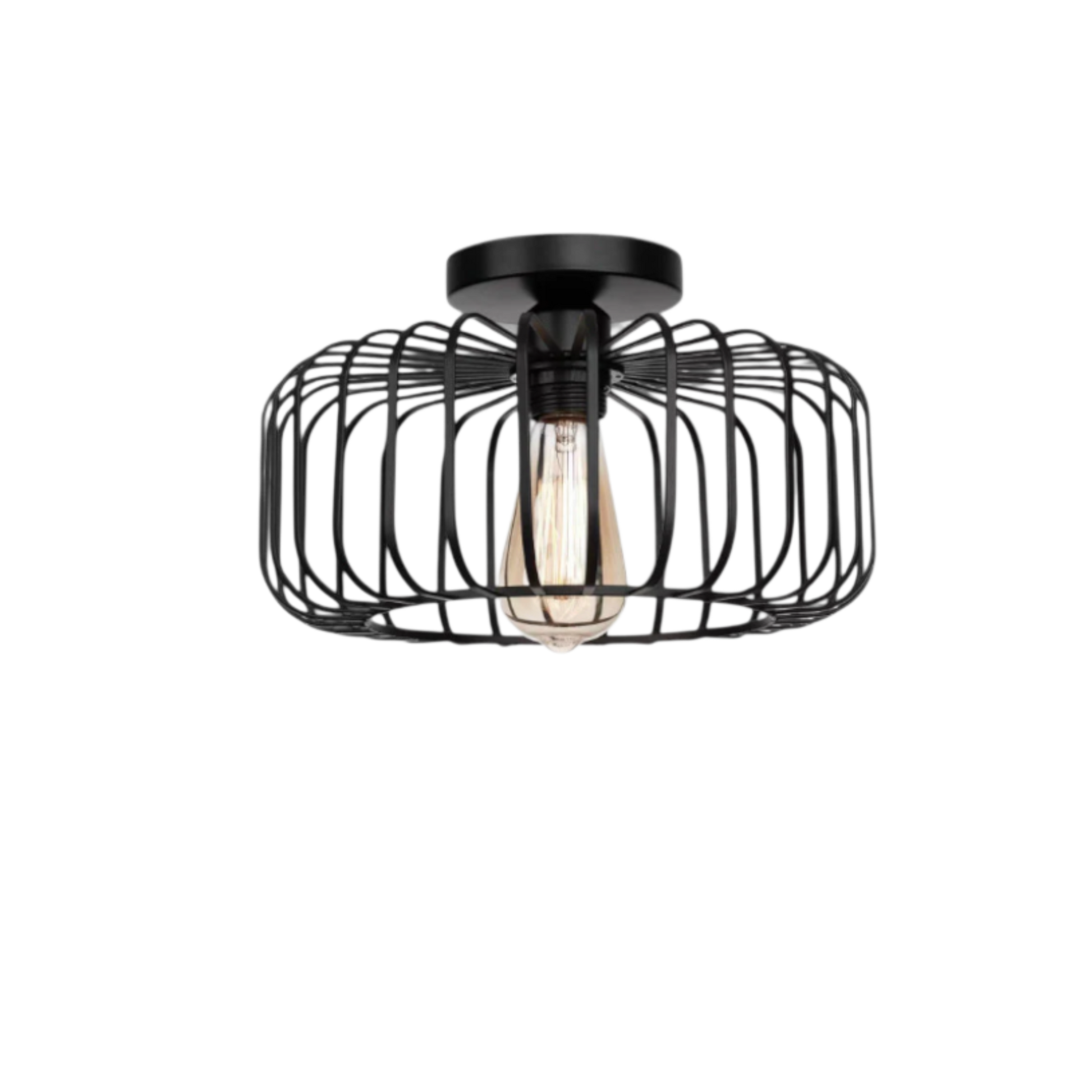 Élégante Deckenleuchte Schwarz mit Goldakzenten – Modernes Design für Stilvolles Ambiente 0