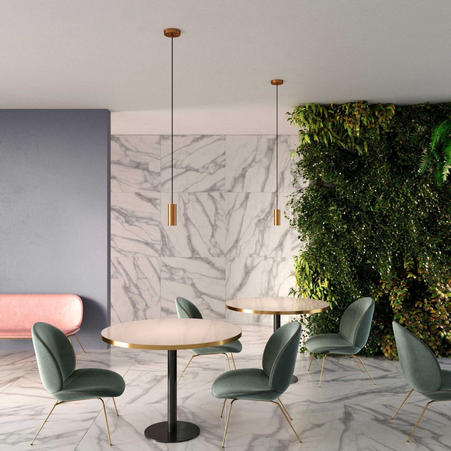 Elegante Röhrenpendelleuchte Messing – Stilvolles Licht Für Esszimmer 2