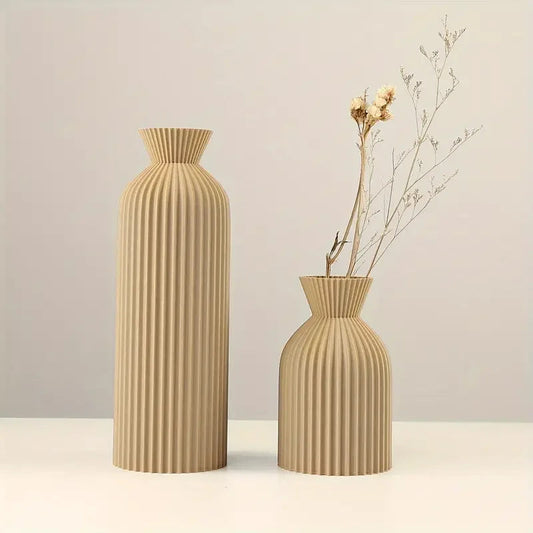 Elegante Schwarze Plastikvase – Stilvolles Highlight Für Ihr Zuhause 0