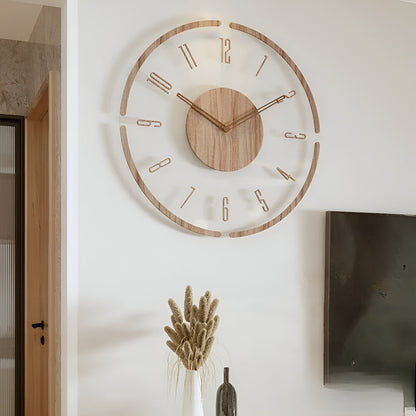 Elegante Wanduhr Modern aus Holz – Stilvolles Design für Ruhige Räume 3