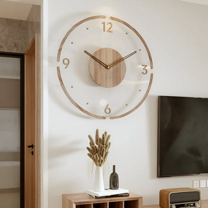 Elegante Wanduhr Modern aus Holz – Stilvolles Design für Ruhige Räume 4
