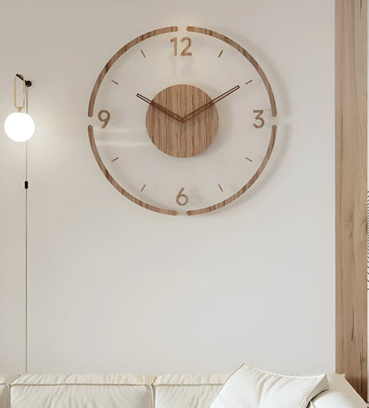 Elegante Wanduhr Modern aus Holz – Stilvolles Design für Ruhige Räume 5