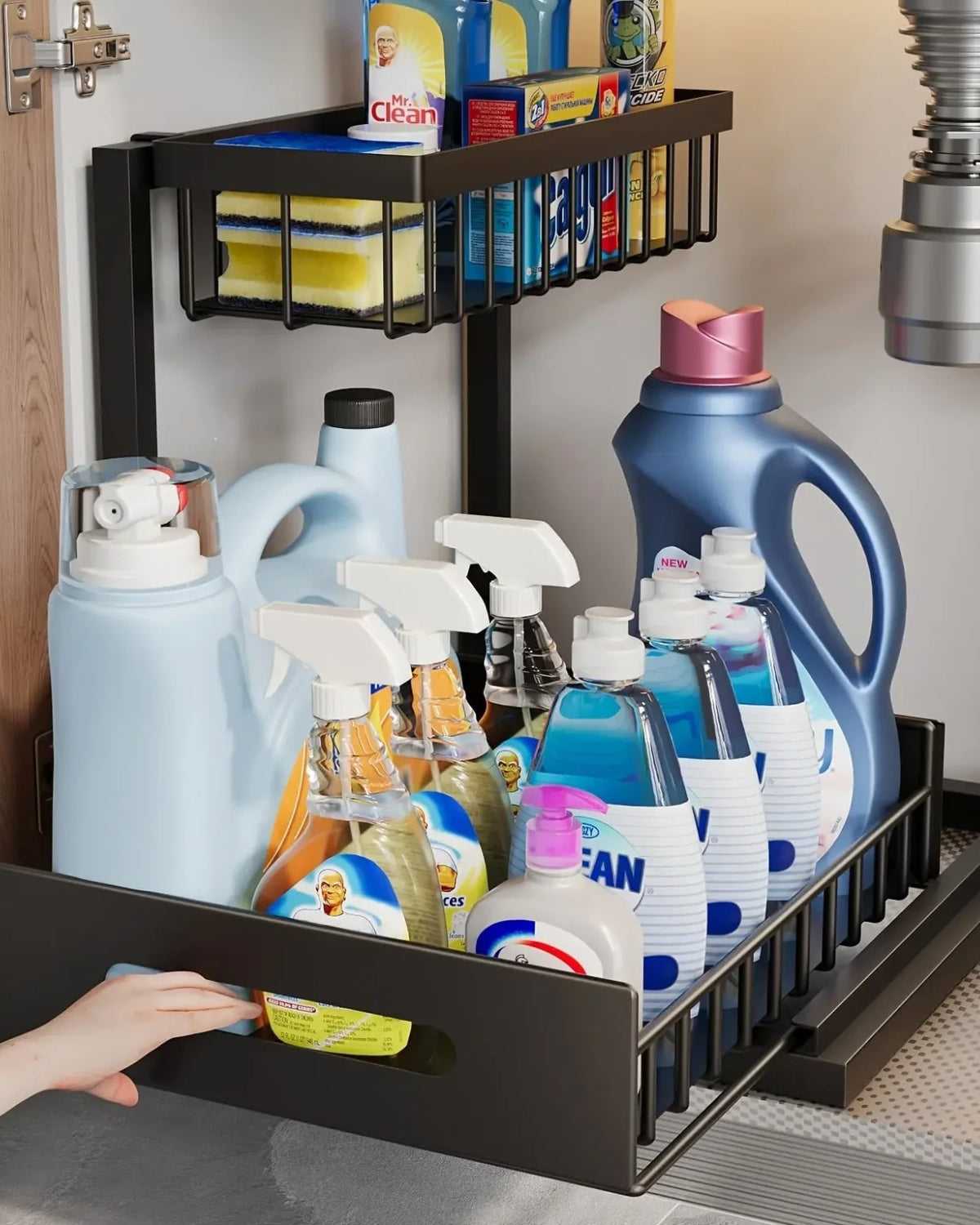 Eleganter Untertisch-Organizer – Stilvolle Ordnung Für Ihr Zuhause 2