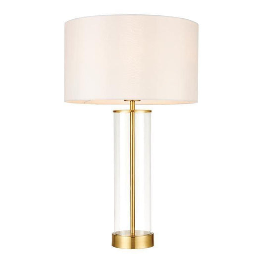 Endon Lessina Touch Gold & Glas Tischlampe – Stilvolle Beleuchtung für Ihr Schlafzimmer 1
