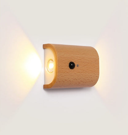 Erb Kabellose Wandleuchte Helle Birke – Stilvolle Automatische Lichtquelle 4